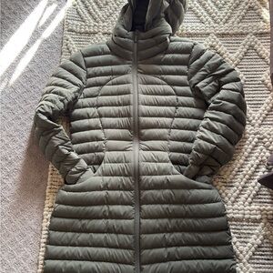 Lululemon Olive Puffer Jacket